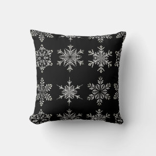 Holiday Pillow-Snowflakes Cushion