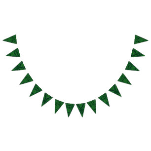 Holiday Pines Forest Triangle Bunting Banner