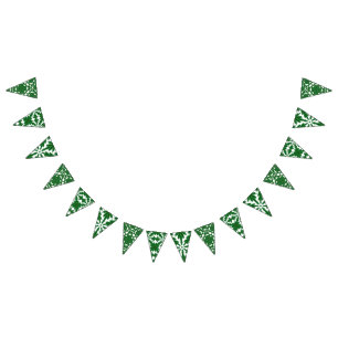Holiday Pines Triangle Bunting Banner