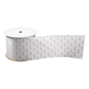 Holiday Pink Bow Coquette Satin Ribbon