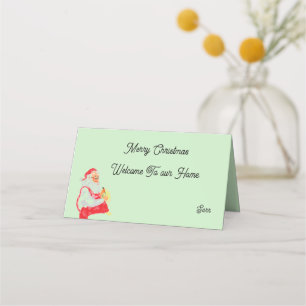 Holiday Place Cards : Merry Christmas
