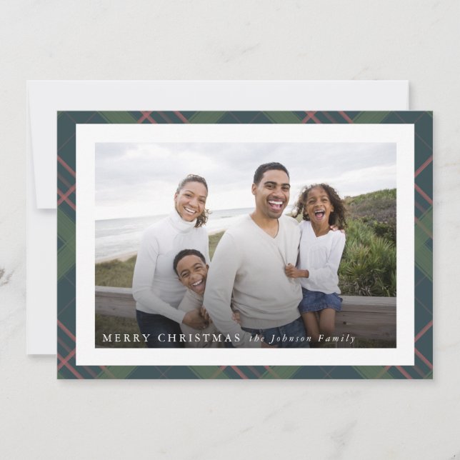 Holiday Plaid Card (Front)