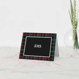Holiday Plaid Initial Notes 2022