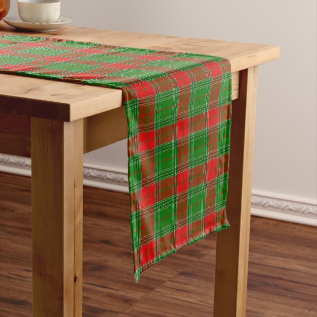 Holiday Plaid Table Runner (In Situ)