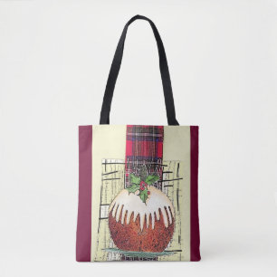 Holiday Plum Pudding tote