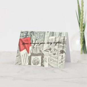 HOLIDAY PORCH Greeting Card