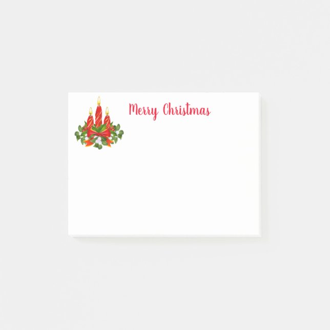 Holiday Post-it-Notes-Mistletoe Post-it Notes (Front)