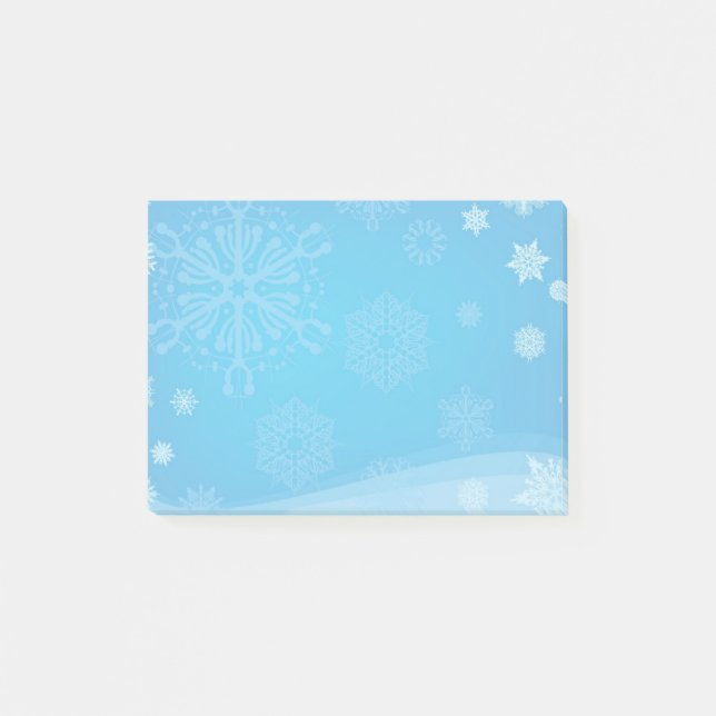 Holiday Post-it-Notes Snowflakes Post-it Notes (Front)