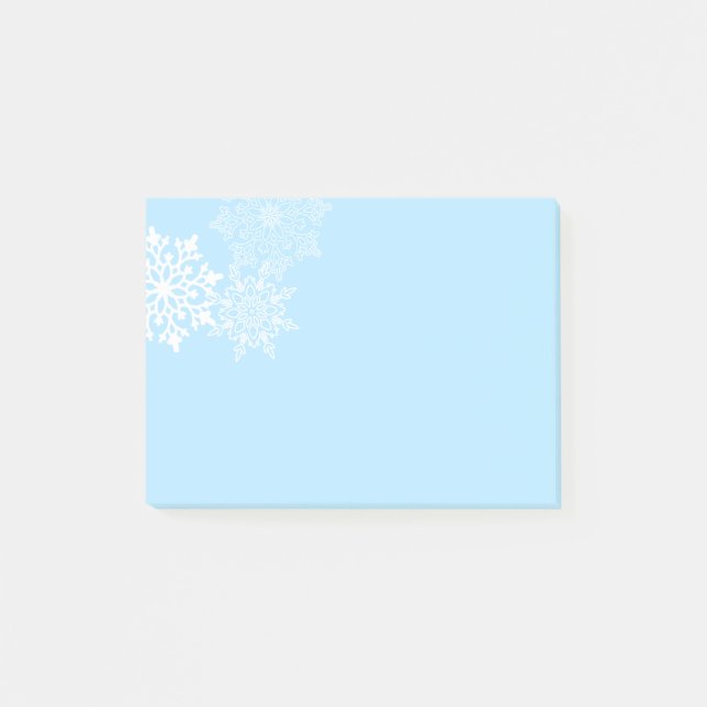 Holiday Post-it-Notes-Snowflakes Post-it Notes (Front)