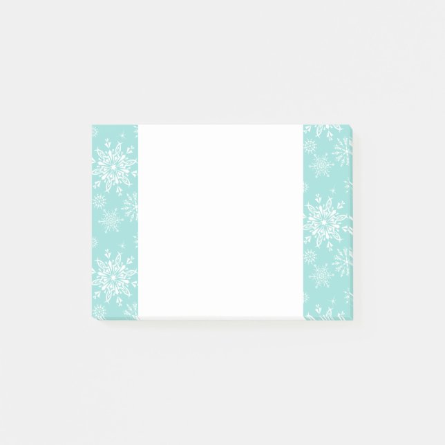 Holiday Post it Notes-Snowflakes Post-it Notes (Front)