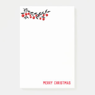 Holiday Post-it-Notes-Winter Berries Post-it Notes