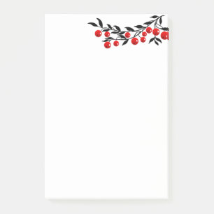 Holiday Post-it-Notes-Winter Berries Post-it Notes