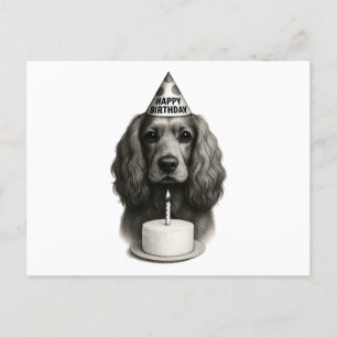 Holiday Postcard Cocker Spaniel