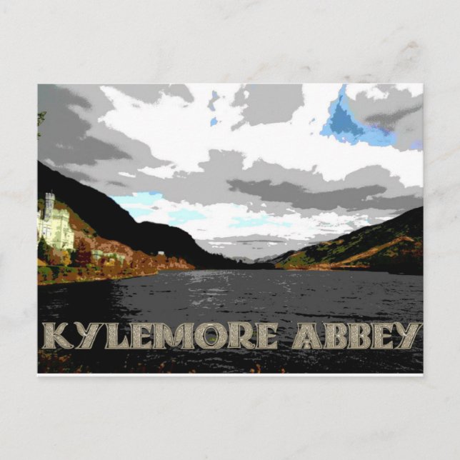 Holiday Postcard of Kylemore Abbey (Front)