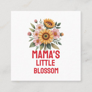 Holiday Postcard Square Business Card