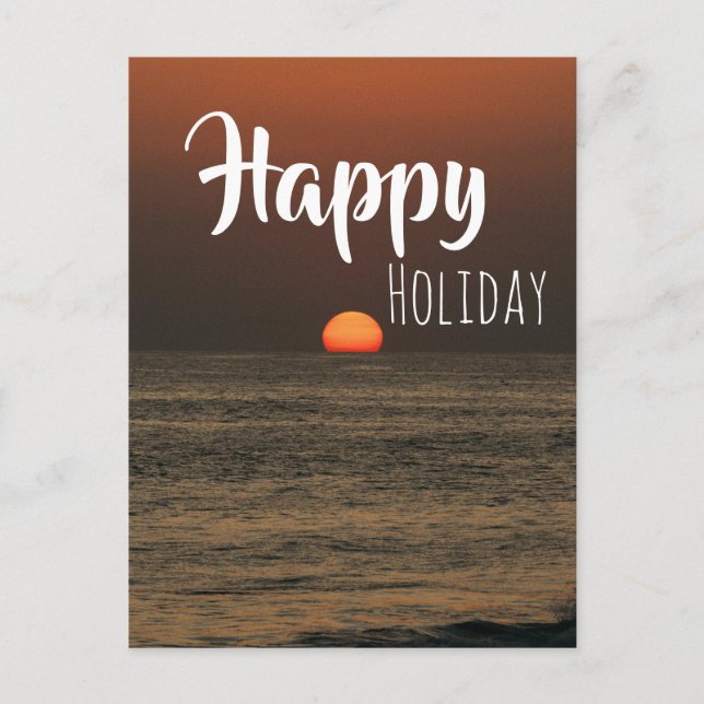 Holiday Postcard - text personalised (Front)