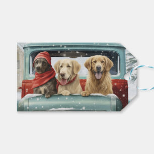 Holiday Pups Gift Tags