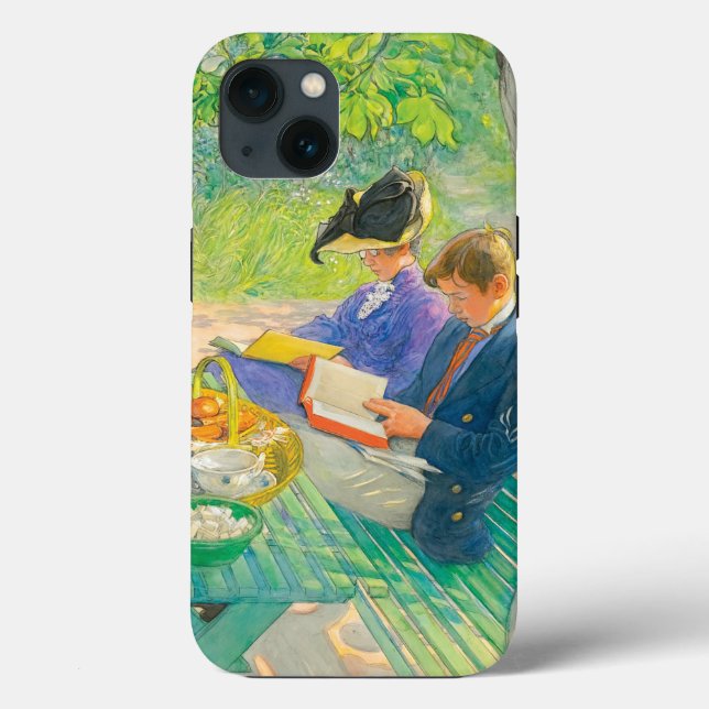 Holiday Reading by Carl Larsson  Case-Mate iPhone Case (Back)