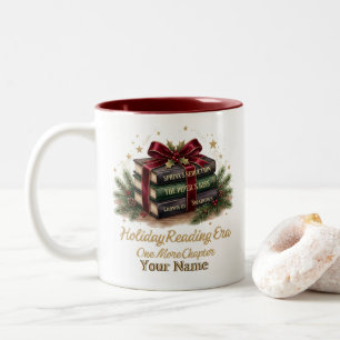 Holiday Reading Era One More Chapter Two-Tone Coffee Mug