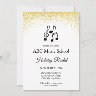Holiday Recital Concert Classical Music Invitation