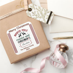 Holiday Reindeer Mail Sticker