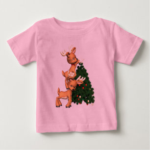Holiday Reindeer Sweatshirt Kids Baby T-Shirt