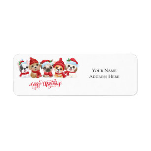 Holiday Return Address Labels