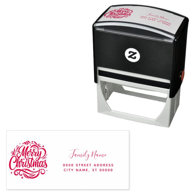 Holiday Return Address Self-inking Stamp (In Situ)