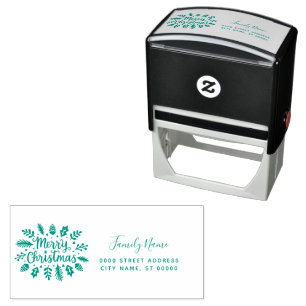 Holiday Return Address Self-inking Stamp