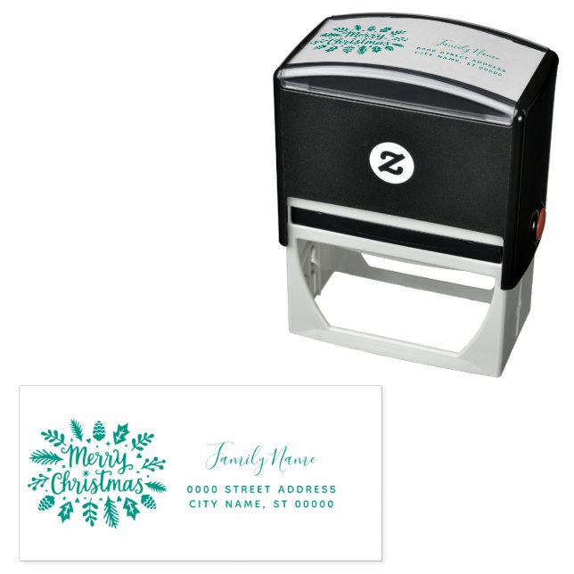 Holiday Return Address Self-inking Stamp (In Situ)