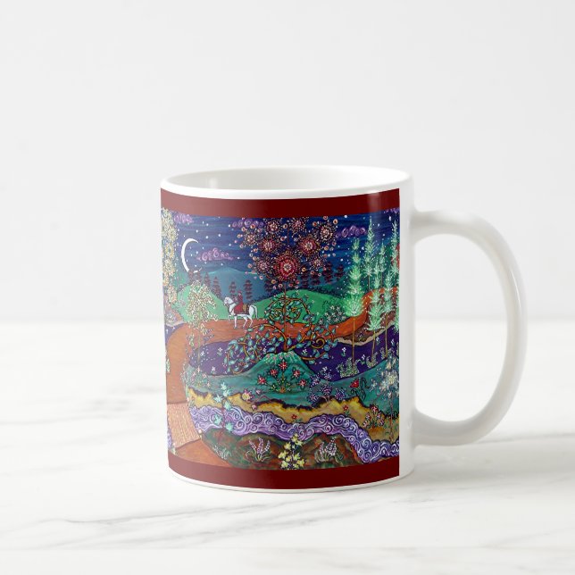 Holiday "Riding Home" Mug (Right)