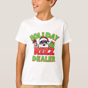 Holiday Rizz Dealer gen alpha meme Christmas T-Shirt