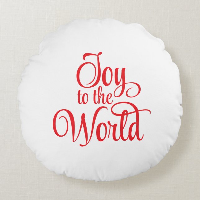 Holiday Round Cushion (Front)