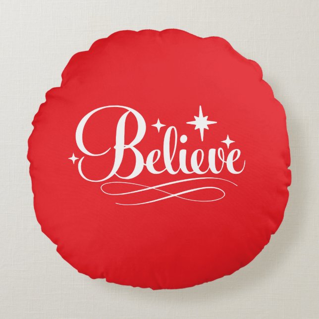 Holiday Round Cushion (Front)