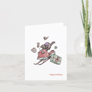 Holiday Rush Christmas Card