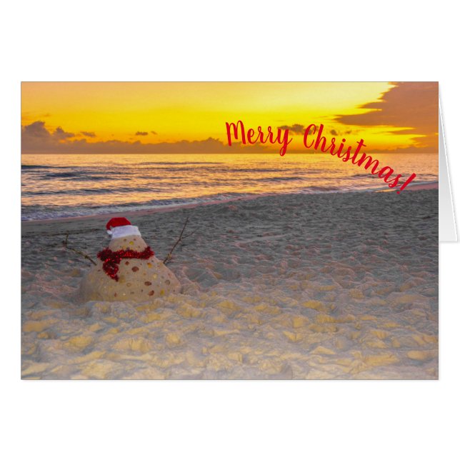 Holiday Sandman on the beach (Front Horizontal)