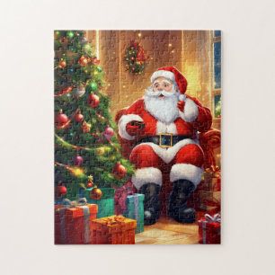 Holiday Santa Game Puzzle 