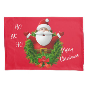 Holiday Santa Pillowcase