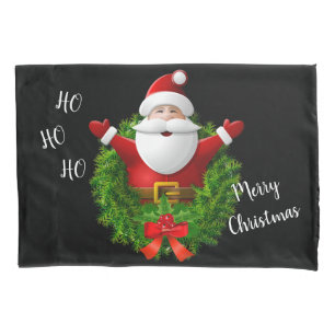 Holiday Santa Pillowcase