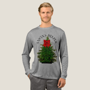 HOLIDAY SANTA'S HELPER Tri-Blend SHIRT