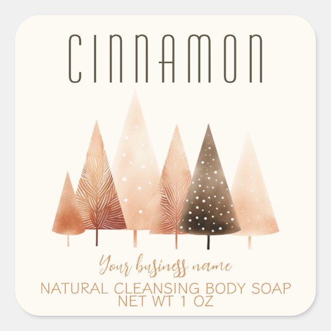 Holiday Scented Soap Label (Front)