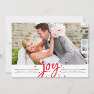 HOLIDAY SCRIPT JOY modern photo simple minimal