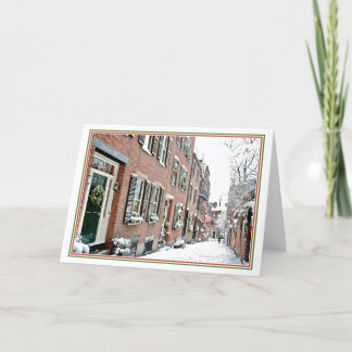 Holiday Season Beacon Hill: Boston MA: Card