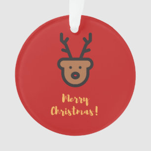 Holiday Season, Christmas, Cute Reindeer Ornament