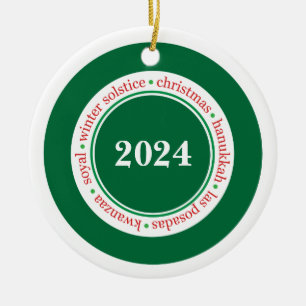 Holiday Season Custom Ornament