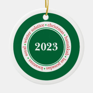 Holiday Season Custom Ornament