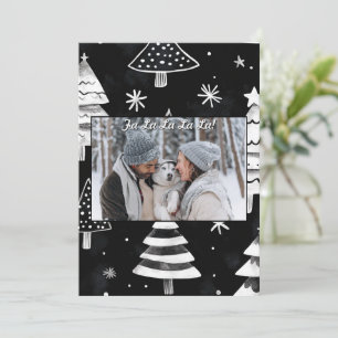 Holiday Season Modern Christmas Holiday Photo Card