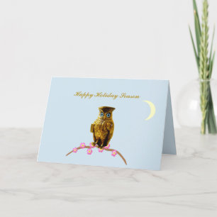 Holiday Season Owl Greetings