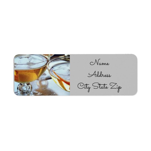 **HOLIDAY SEASON PARTY** RETURN ADDRESS LABEL (Front)