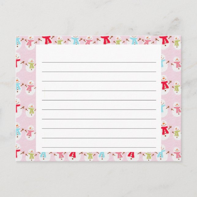 Holiday Season Recipe Card (Front)